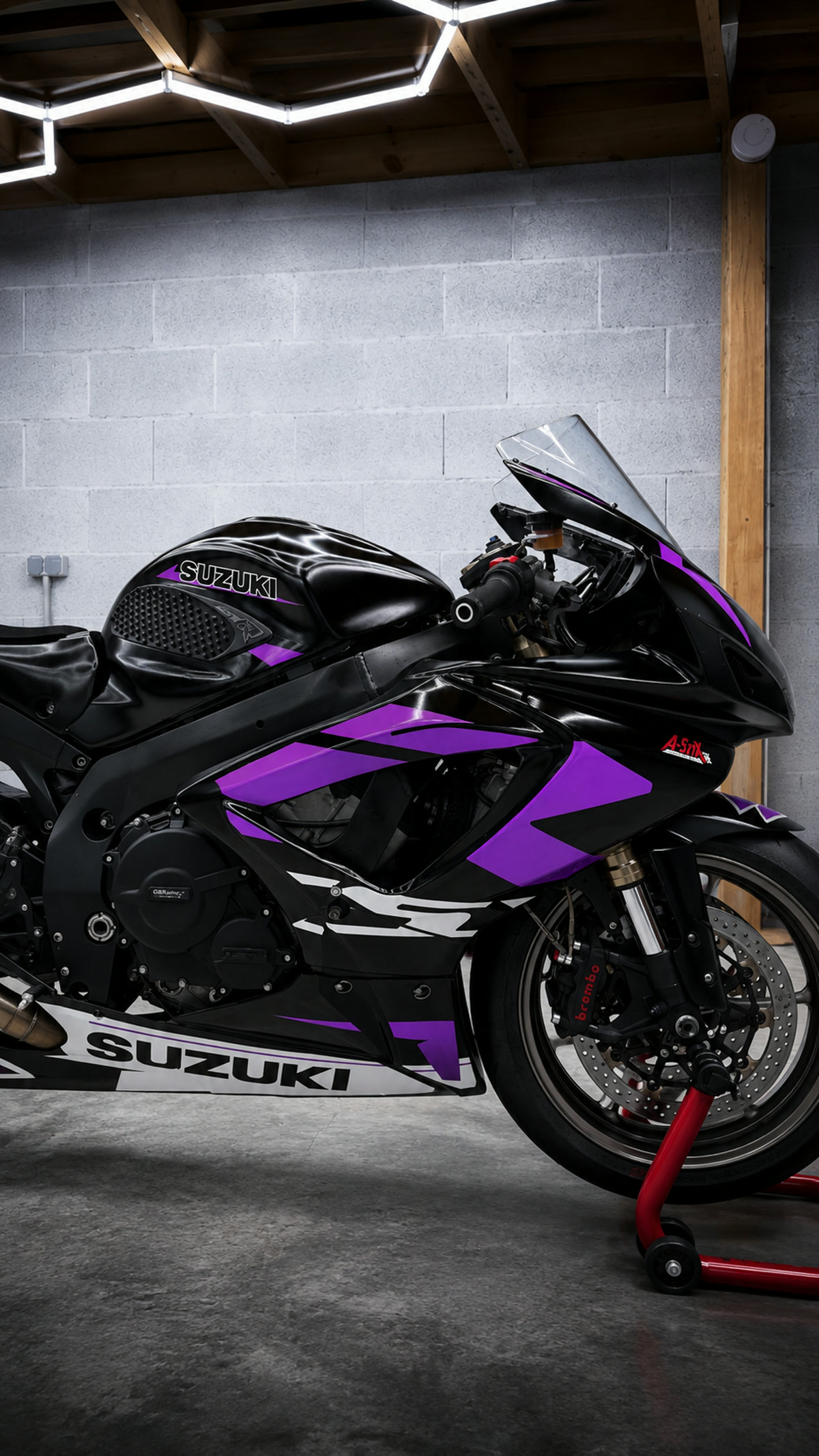 Suzuki GSXR detailing moto Pure Détail